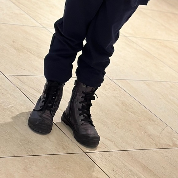 Palladium Kids Baggy Leather Boots - Picture 9 of 9